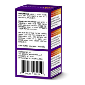 Solamenta For Mood Balance - Back